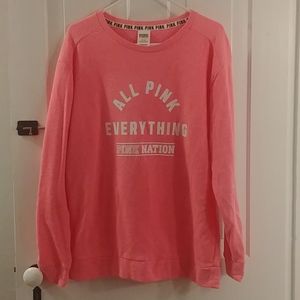Pink Crew Neck sweatshirt